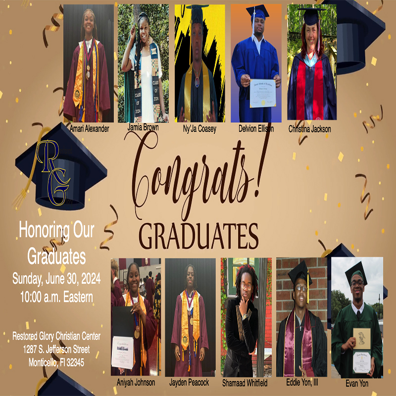 2024 Congratulations Graduates